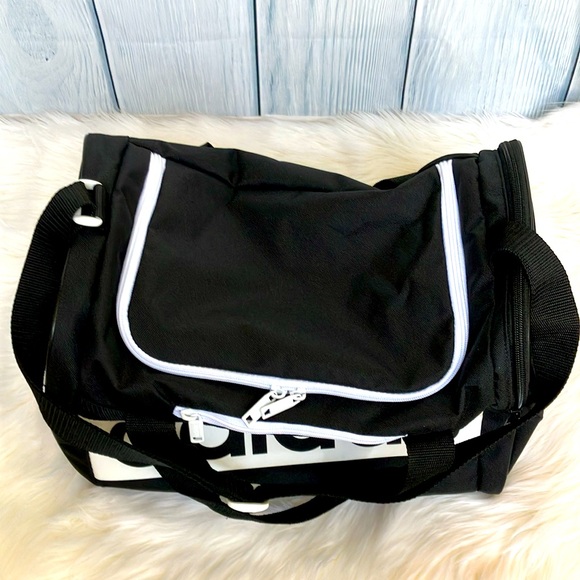 Adidas Black and White Duffel Bag - Picture 2 of 9